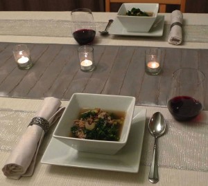 Sausage, Lentil, and Kale Soup