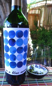Blue Moon Wine Label