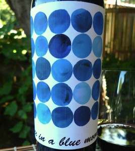 Blue Moon Wine Label
