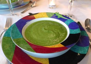 Rocket and Courgette Soup