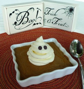 Ghostly Pumpkin Custard