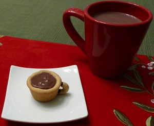 Peppermint Hot Cocoa Cup Cookies