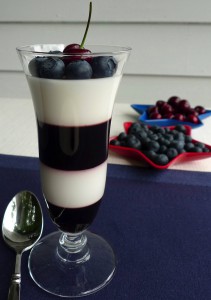 Red, White, and Blue Parfait