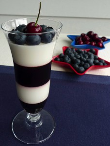 Red, White, and Blue Parfait